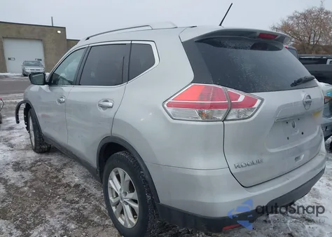 2015 Nissan Rogue Sv z USA, uszkodzony, nr VIN KNMAT2MV1FP544388